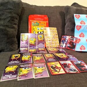 SpongeBob & Spider-Man & Regular Valentine's Day Cards!